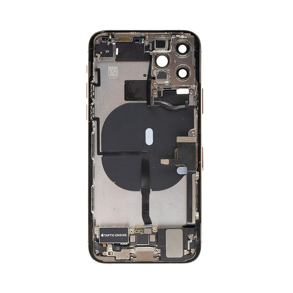 Rear Housing with Full Set Parts for iPhone 11 Pro-Matte Gold (Purple) Rear Housing with Full Set Parts for iPhone 11 Pro-Matte Gold (Purple)